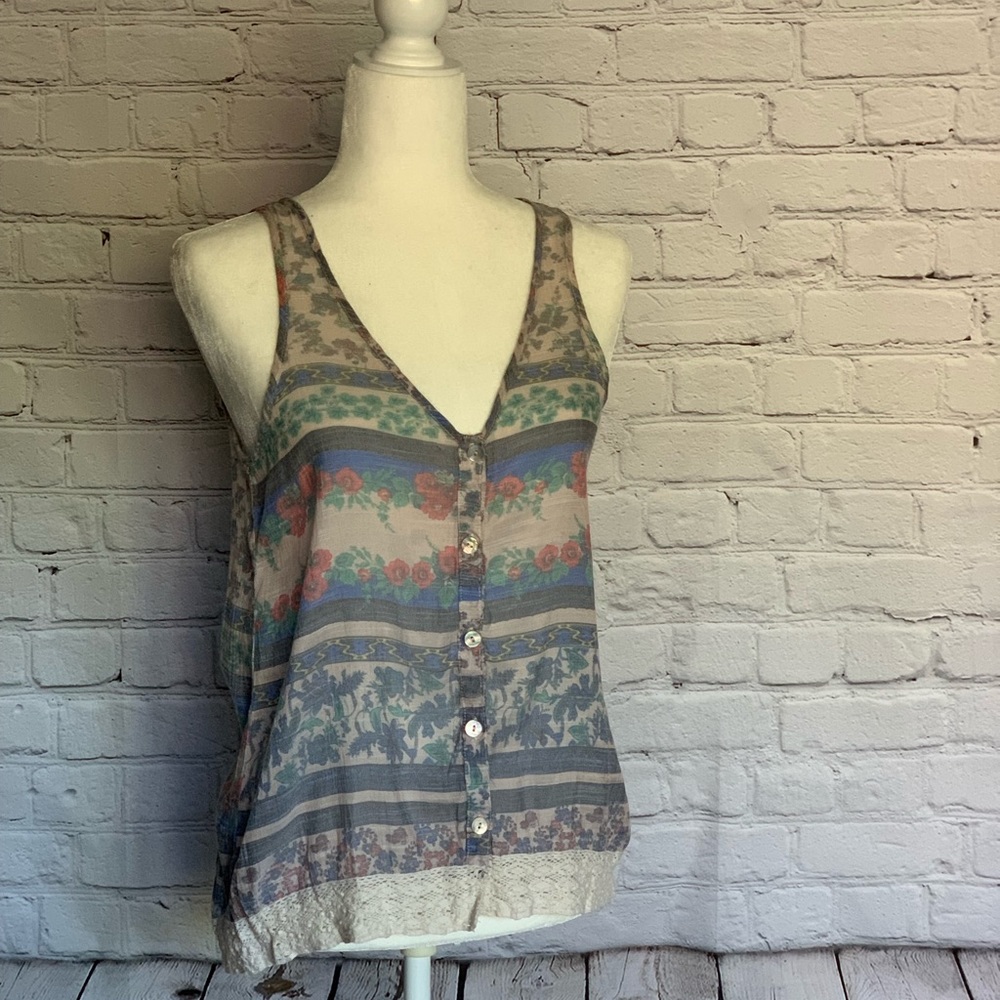 Eyelash Couture Button Down Top
